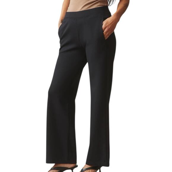 NWOT American Giant Ponte Straight Pants Women’s Size Large Black - Picture 2 of 9